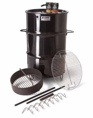 Pit barrel cooker - charcoal smoker